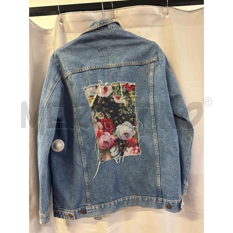 GIUBBINO UOMO CASUCCI JEANS INSERTI FIORI SENZA TG | Mercatino dell'Usato Vinci - fraz. sovigliana 3
