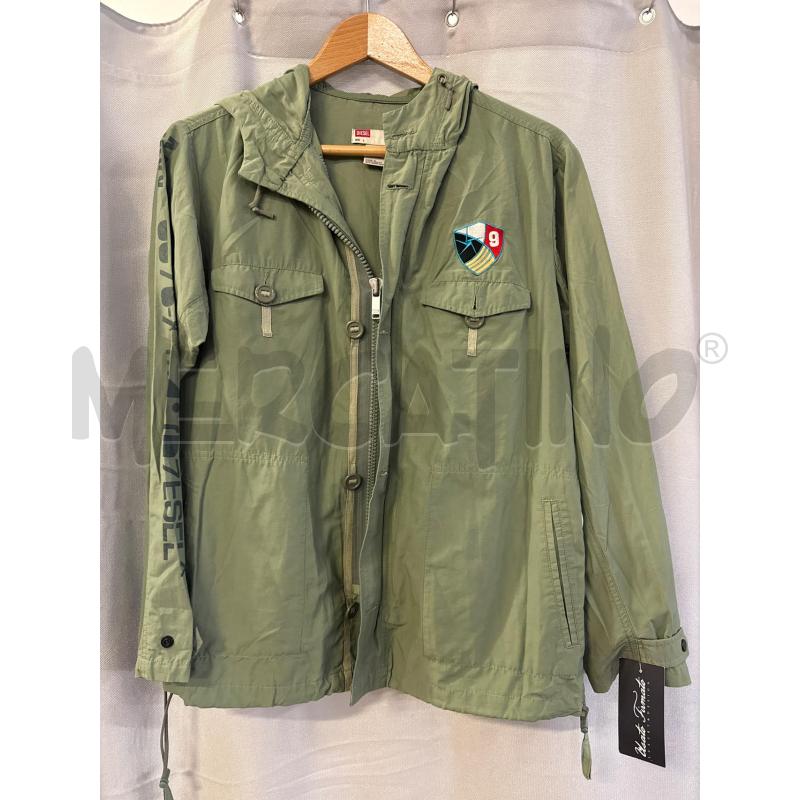 GIUBBINO UOMO DIESEL VERDE CAPPUCCIO TG.L | Mercatino dell'Usato Vinci - fraz. sovigliana 1