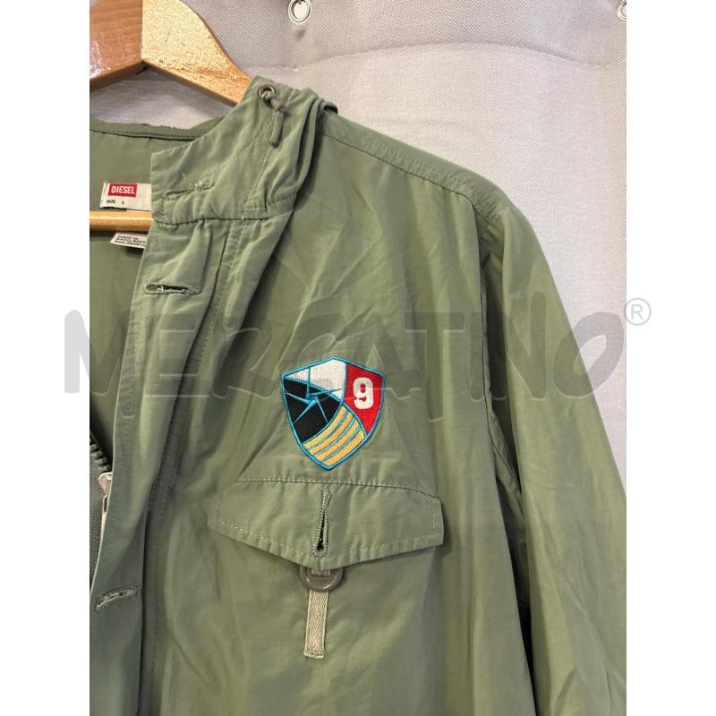 GIUBBINO UOMO DIESEL VERDE CAPPUCCIO TG.L | Mercatino dell'Usato Vinci - fraz. sovigliana 2