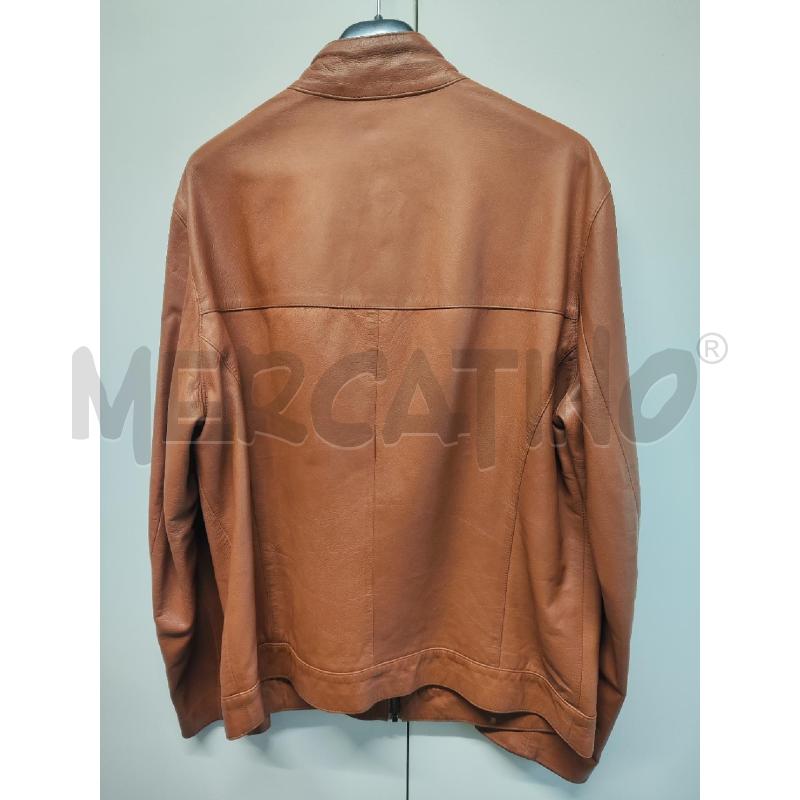 GIUBBINO UOMO PELLE BEIGE TG.50 ZIP POLZINI  | Mercatino dell'Usato Vinci - fraz. sovigliana 2