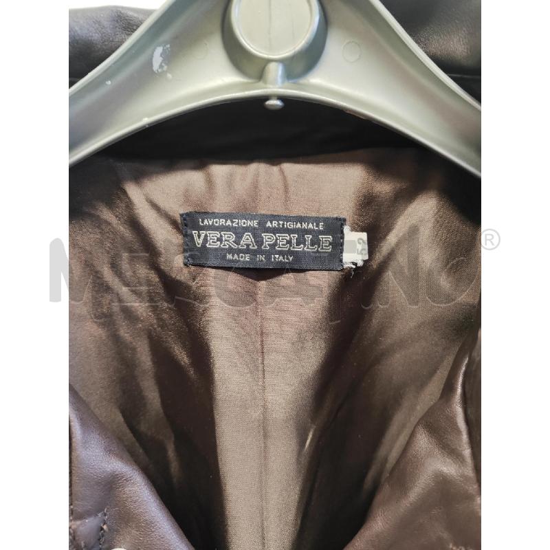 GIUBBINO UOMO PELLE MARRONE TG.52 | Mercatino dell'Usato Vinci - fraz. sovigliana 2