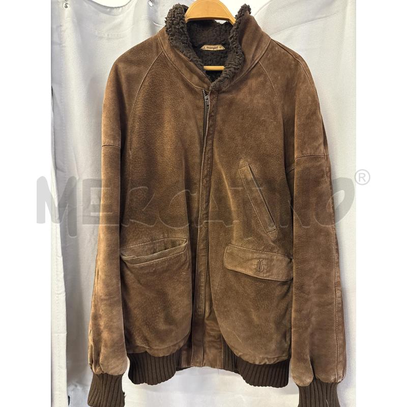 GIUBBINO UOMO # MONPEL MARRONE PELO INTERNO TG.54 | Mercatino dell'Usato Vinci - fraz. sovigliana 1