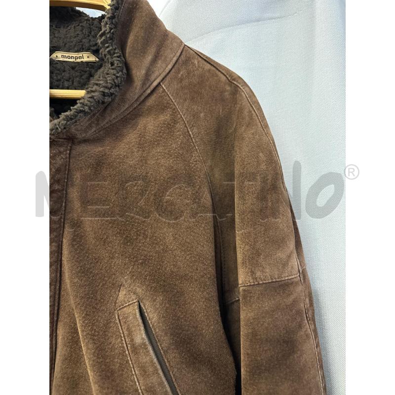 GIUBBINO UOMO # MONPEL MARRONE PELO INTERNO TG.54 | Mercatino dell'Usato Vinci - fraz. sovigliana 2