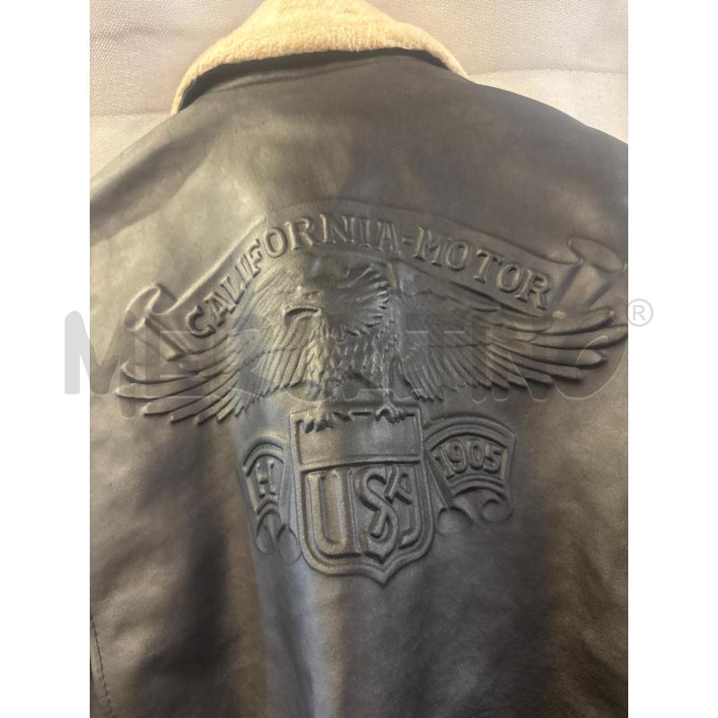 GIUBBINO UOMO # PELLE NERO PELO COLLO SENZA TG | Mercatino dell'Usato Vinci - fraz. sovigliana 3