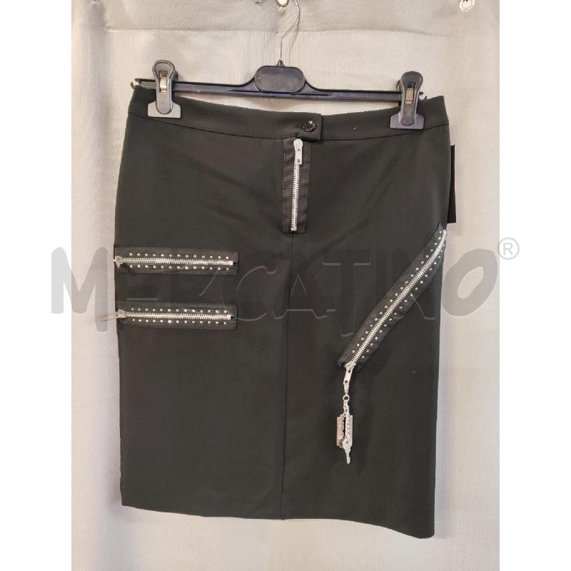 GONNA CRISTINA EFFE NERO ZIP CON STRASS TG.42 | Mercatino dell'Usato Vinci - fraz. sovigliana 1