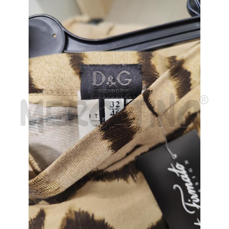 GONNA D&G ZEBRATA BEIGE TG.46 | Mercatino dell'Usato Vinci - fraz. sovigliana 3