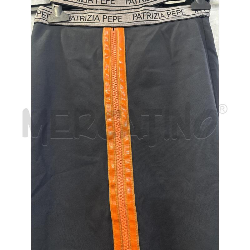 GONNA PATRIZIA PEPE NERA ZIP ARANCIO TG.0 | Mercatino dell'Usato Vinci - fraz. sovigliana 2