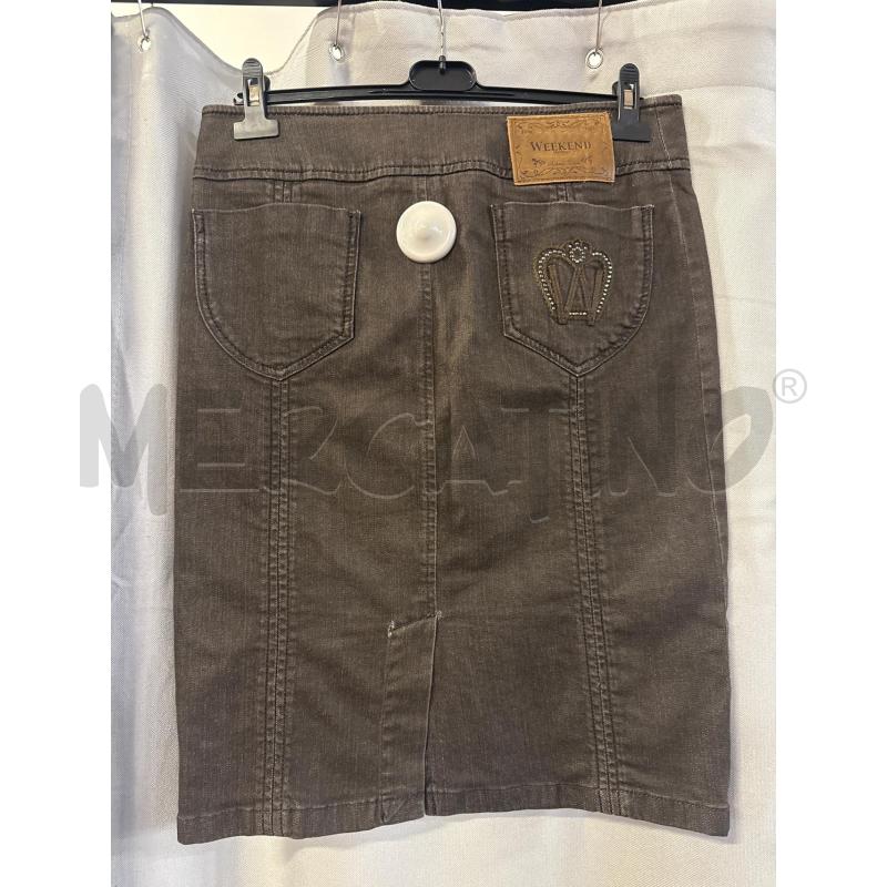 GONNA WEEKEND MAXMARA JEANS MARRONE TG.44 | Mercatino dell'Usato Vinci - fraz. sovigliana 3