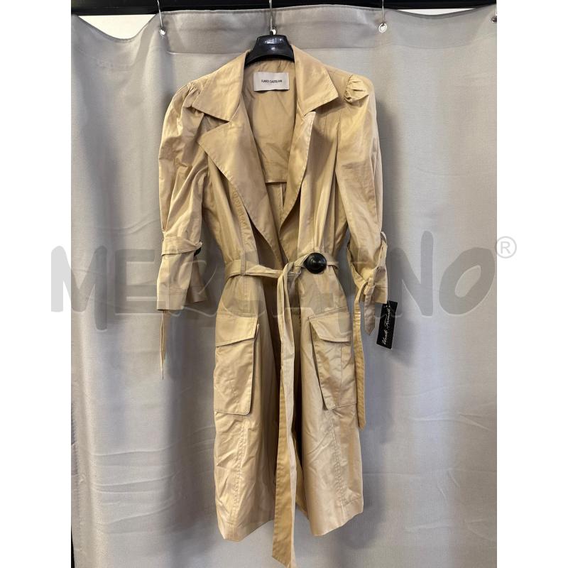IMPERMEABILE DONNA FLAVIO CASTELLANI BEIGE TG.44 | Mercatino dell'Usato Vinci - fraz. sovigliana 1