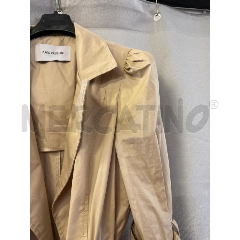 IMPERMEABILE DONNA FLAVIO CASTELLANI BEIGE TG.44 | Mercatino dell'Usato Vinci - fraz. sovigliana 2
