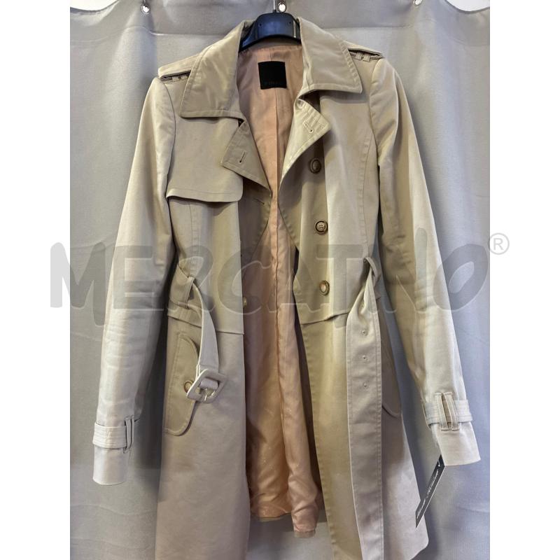 IMPERMEABILE DONNA PINKO BEIGE DOPPIO PETTO TG.42 | Mercatino dell'Usato Vinci - fraz. sovigliana 1