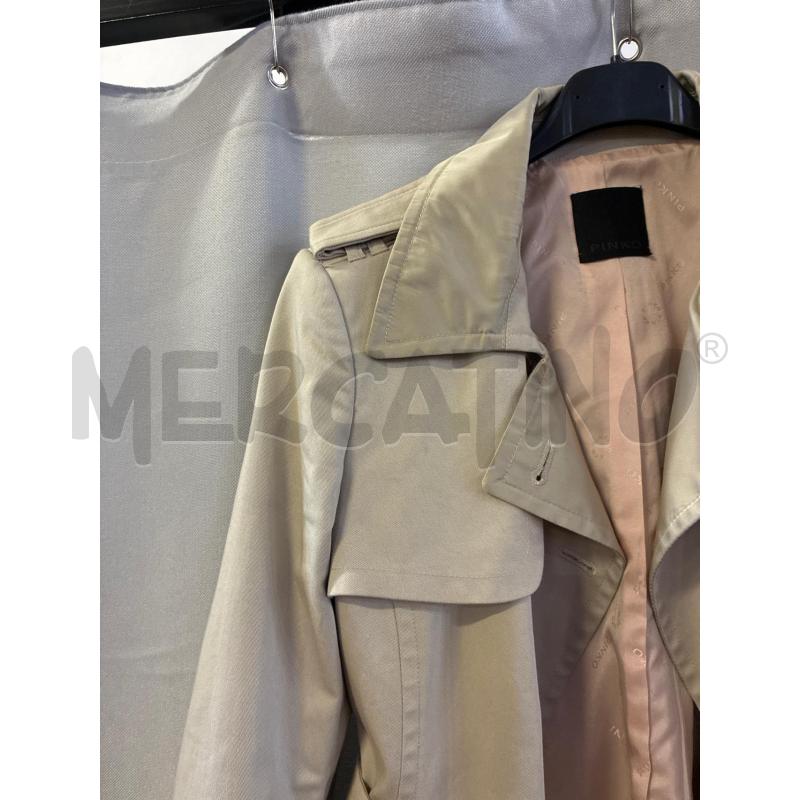 IMPERMEABILE DONNA PINKO BEIGE DOPPIO PETTO TG.42 | Mercatino dell'Usato Vinci - fraz. sovigliana 2