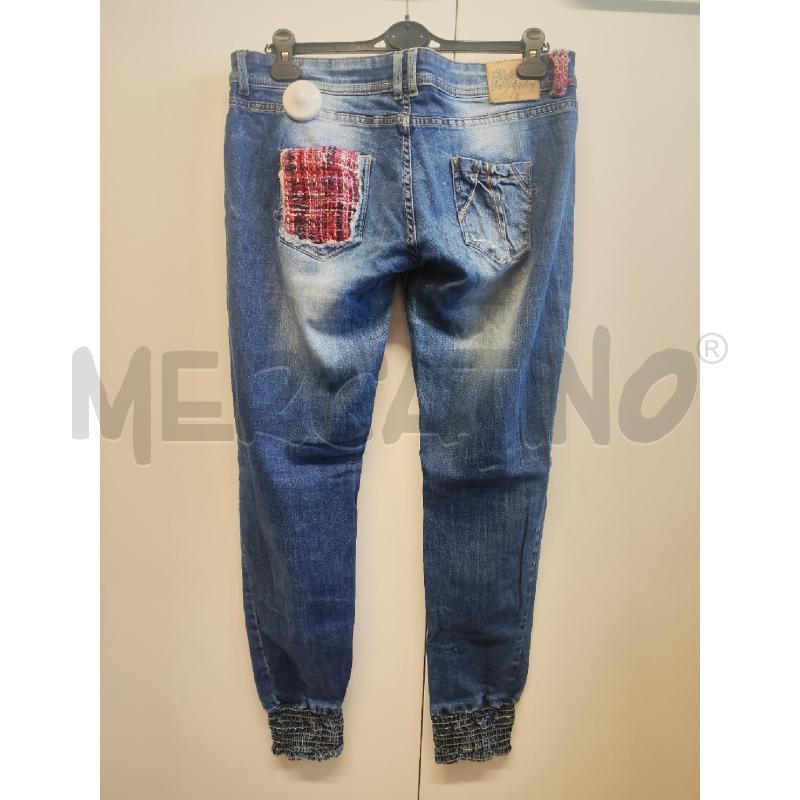 JEANS DONNA DESIGUAL TG.34 CUCITURE ELASTICO FONDO | Mercatino dell'Usato Vinci - fraz. sovigliana 3