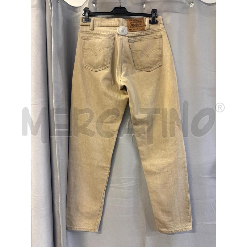 JEANS UOMO LEVIS BEIGE 550 TG.30/32 | Mercatino dell'Usato Vinci - fraz. sovigliana 2