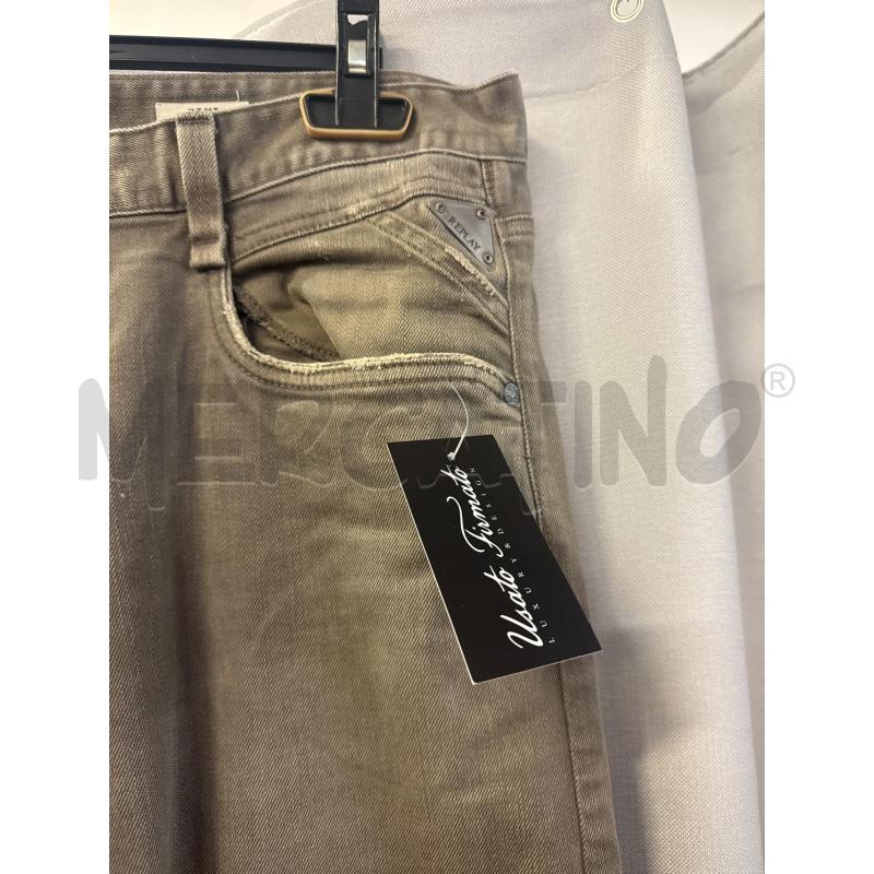 JEANS UOMO REPLAY VERDI TG.40/34 | Mercatino dell'Usato Vinci - fraz. sovigliana 2
