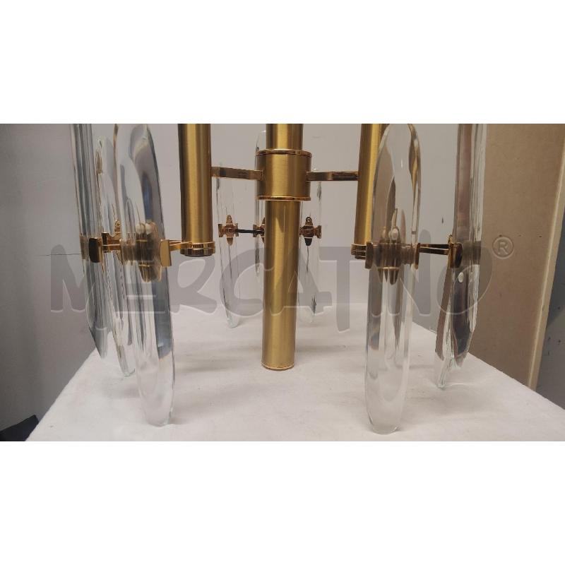 LAMPADARIO 3 LUCI GAETANO SCIOLARI LANCE CRISTALLO | Mercatino dell'Usato Vinci - fraz. sovigliana 4