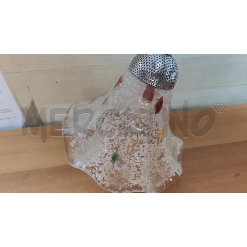 LAMPADARIO 3 LUCI GRIGIO CAMPANE VETRO CON MURRINE | Mercatino dell'Usato Vinci - fraz. sovigliana 3