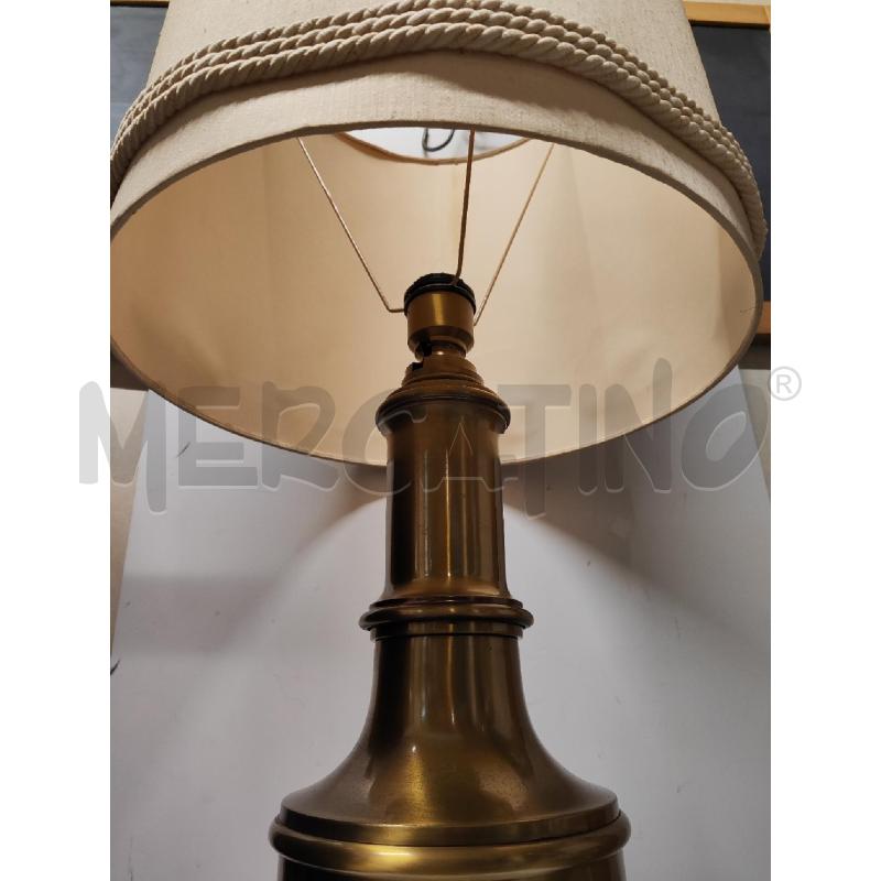 LAMPADA BASE DORATA CON CAPPELLO H.100 | Mercatino dell'Usato Vinci - fraz. sovigliana 3