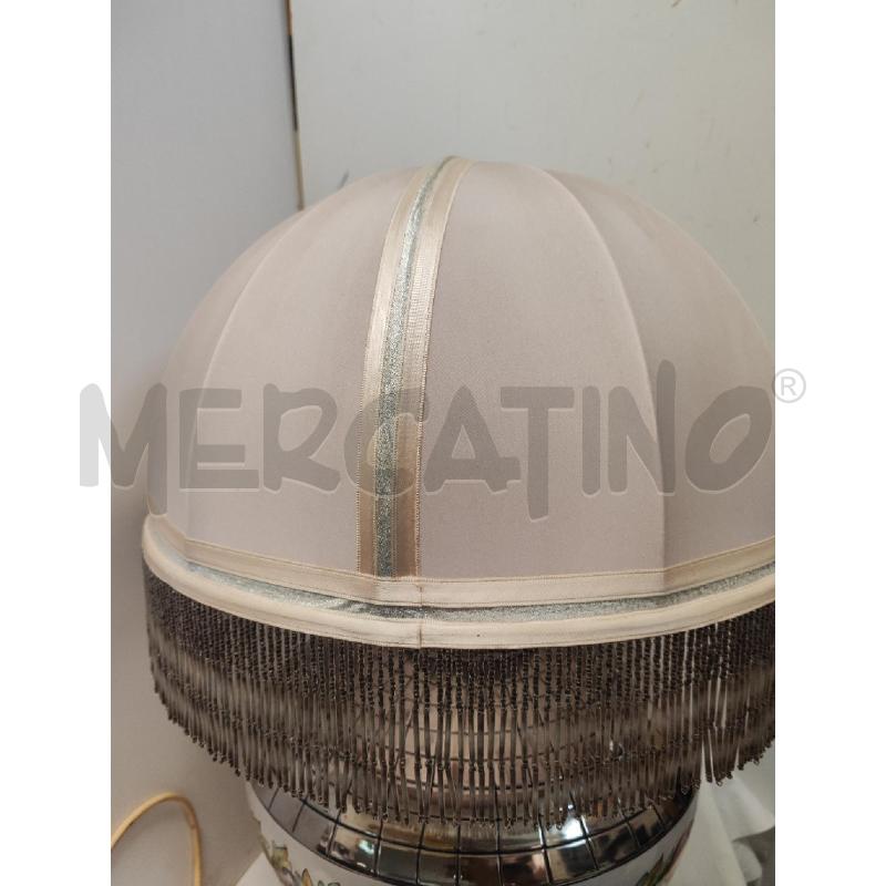 LAMPADA DA TAVOLO BASE CERAMICA ARGENTATA BALZA FRUTTA  | Mercatino dell'Usato Vinci - fraz. sovigliana 3