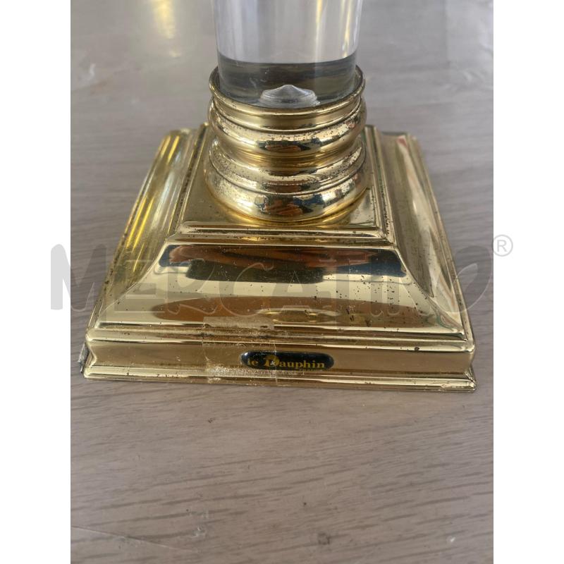LAMPADA DA TAVOLO LE DAUPHIN STELO VETRO | Mercatino dell'Usato Vinci - fraz. sovigliana 2