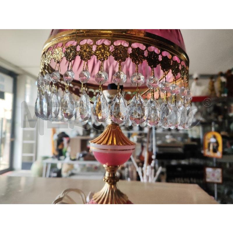 LAMPADA DA TAVOLO VETRO ROSA GOCCIE DORAT | Mercatino dell'Usato Vinci - fraz. sovigliana 3