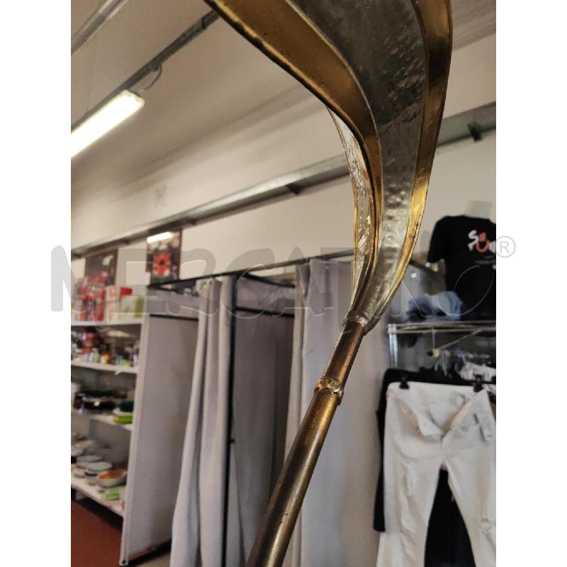 LAMPADA PIANTANA FORMA FOGLIA METALLO | Mercatino dell'Usato Vinci - fraz. sovigliana 4