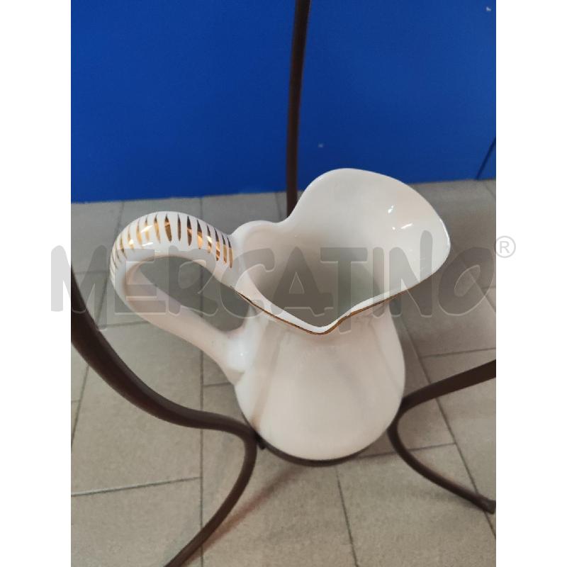 LAVAMANO METALLO + BROCCA CATINO E PIATTINO CERAMICA | Mercatino dell'Usato Vinci - fraz. sovigliana 3