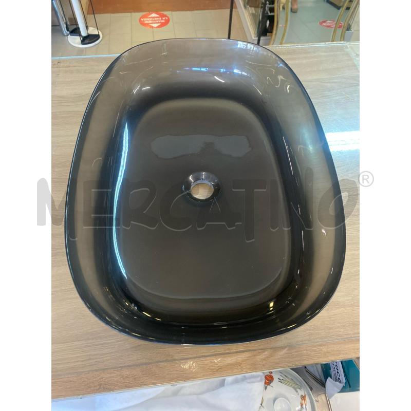 LAVANDINO DA APPOGGIO RESINA FUME' NUOVO 58CM  | Mercatino dell'Usato Vinci - fraz. sovigliana 2