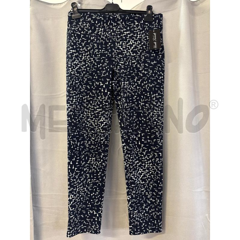 LEGGINGS DONNA CARLA FERRONI BLU DISEGNI BIANCHI TG.44 | Mercatino dell'Usato Vinci - fraz. sovigliana 1