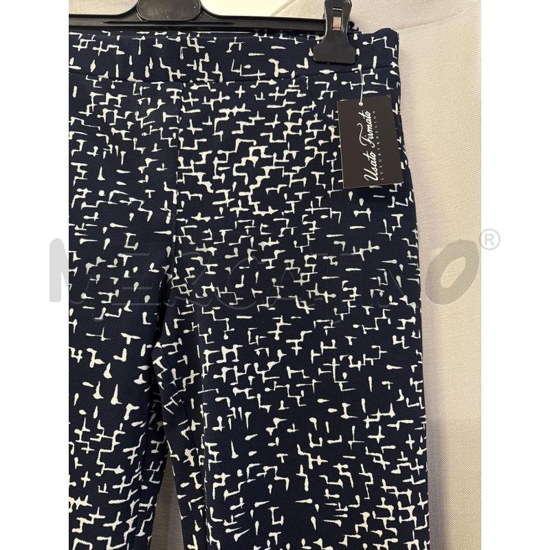 LEGGINGS DONNA CARLA FERRONI BLU DISEGNI BIANCHI TG.44 | Mercatino dell'Usato Vinci - fraz. sovigliana 2