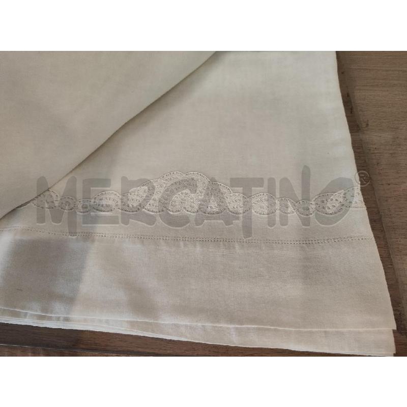 LENZUOLO MATRIMONIALE COMPLETO DA SBIANCARE INSERTO TRINA  | Mercatino dell'Usato Vinci - fraz. sovigliana 3