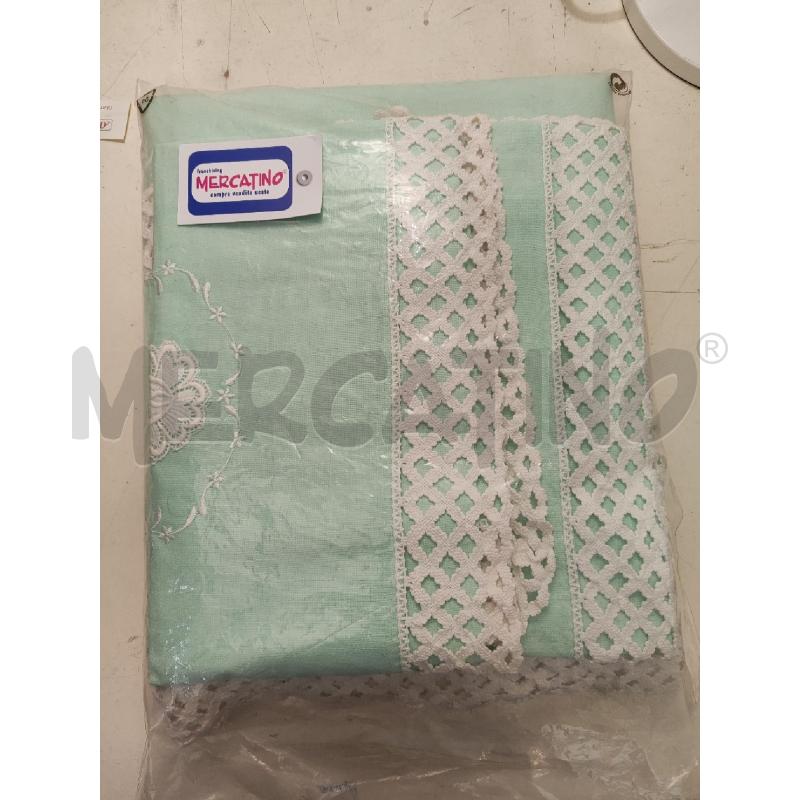 LENZUOLO MATRIMONIALE COMPLETO VERDE TRINA BIANCA  | Mercatino dell'Usato Vinci - fraz. sovigliana 1