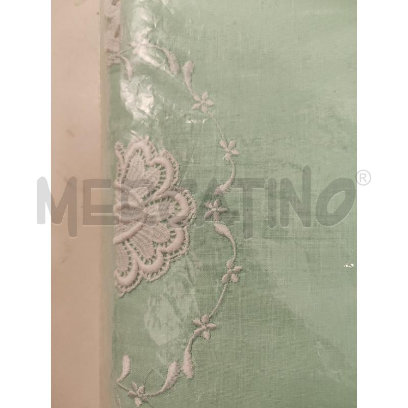 LENZUOLO MATRIMONIALE COMPLETO VERDE TRINA BIANCA  | Mercatino dell'Usato Vinci - fraz. sovigliana 2
