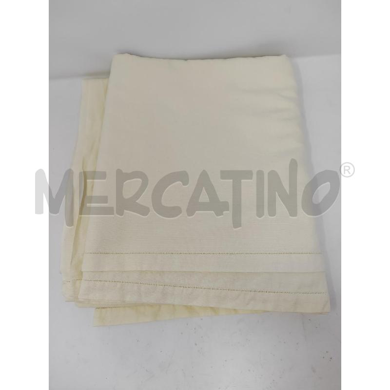 LENZUOLO MATRIMONIALE SOLO SOPRA CREMA CON GIORNINO | Mercatino dell'Usato Vinci - fraz. sovigliana 1