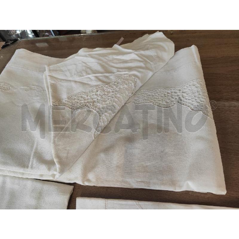 LENZUOLO MATRIMONIALE + 2 FEDERE DA SBIANCARE INSERTO TRINA  | Mercatino dell'Usato Vinci - fraz. sovigliana 3