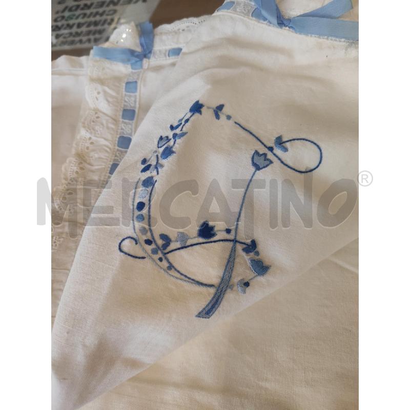 LENZUOLO MATRIMONIALE + 2 FEDERE SAN GALLO NASTRINO AZZURRO | Mercatino dell'Usato Vinci - fraz. sovigliana 4