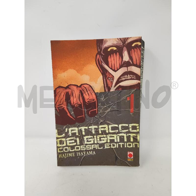 LIBRO MANGA L'ATTACCO DEI GIGANTI COLOSSAL EDITION  | Mercatino dell'Usato Vinci - fraz. sovigliana 1