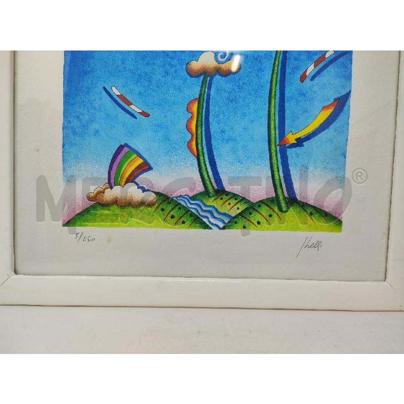 LITOGRAFIA GHELLI ARCOBALENI 32X32  | Mercatino dell'Usato Vinci - fraz. sovigliana 2