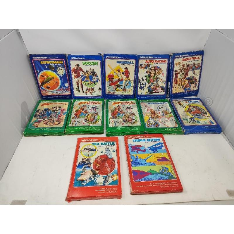 LOTTO N.12 VIDEO GIOCO INTELLIVISION  | Mercatino dell'Usato Vinci - fraz. sovigliana 1