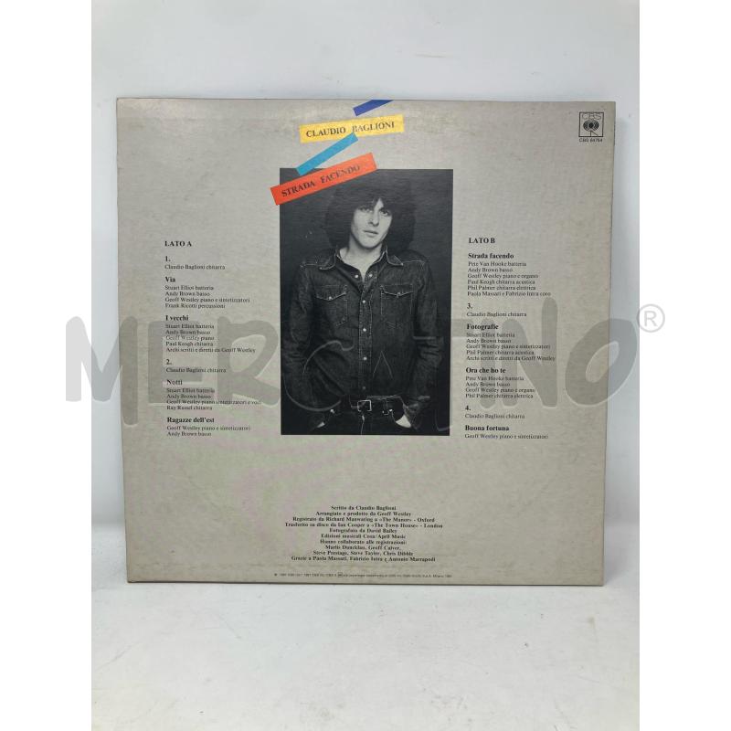 LP CLAUDIO BAGLIONI - STRADA FACENDO | Mercatino dell'Usato Vinci - fraz. sovigliana 2