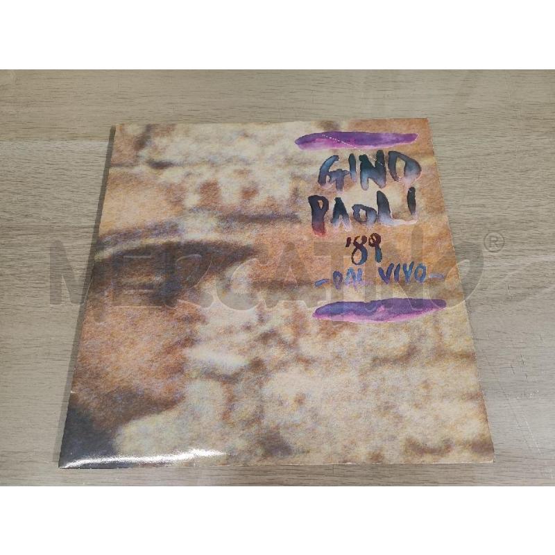 LP DOPPIO GINO PAOLI '89 DAL VIVO | Mercatino dell'Usato Vinci - fraz. sovigliana 1