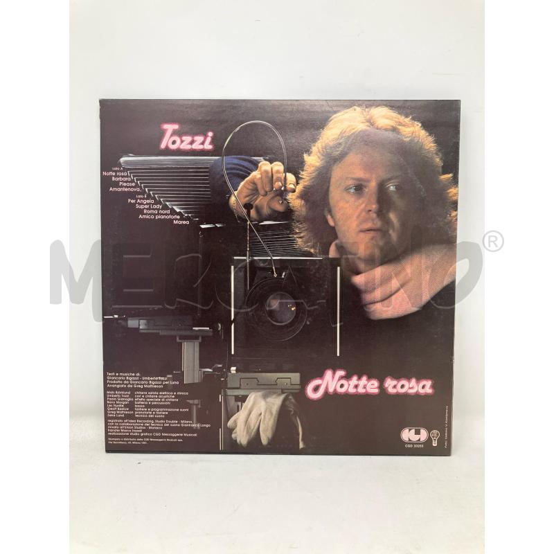 LP UMBERTO TOZZI - NOTTE ROSA | Mercatino dell'Usato Vinci - fraz. sovigliana 2