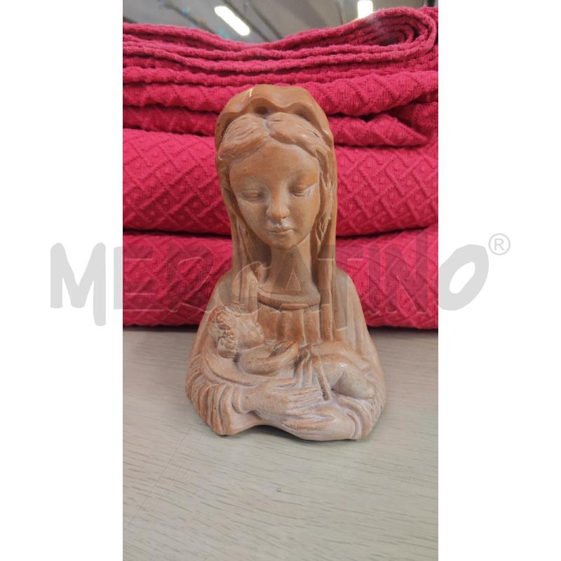 MADONNINA CON BIMBO IN TERRACOTTA 1/2 BUSTO | Mercatino dell'Usato Vinci - fraz. sovigliana 1