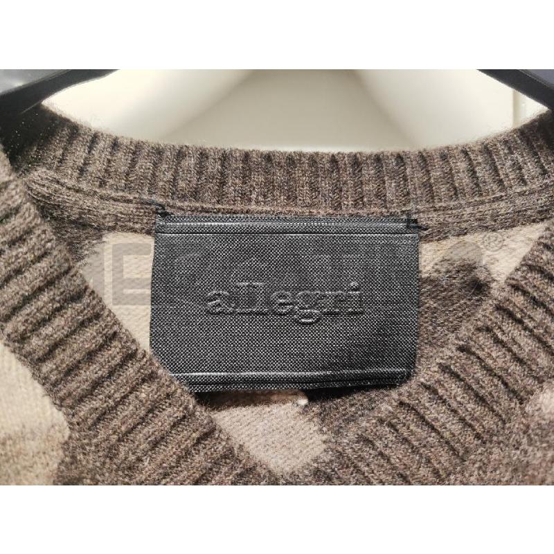 MAGLIA DONNA ALLEGRI FANTASIA BEIGE MARRONE TG.50 | Mercatino dell'Usato Vinci - fraz. sovigliana 2