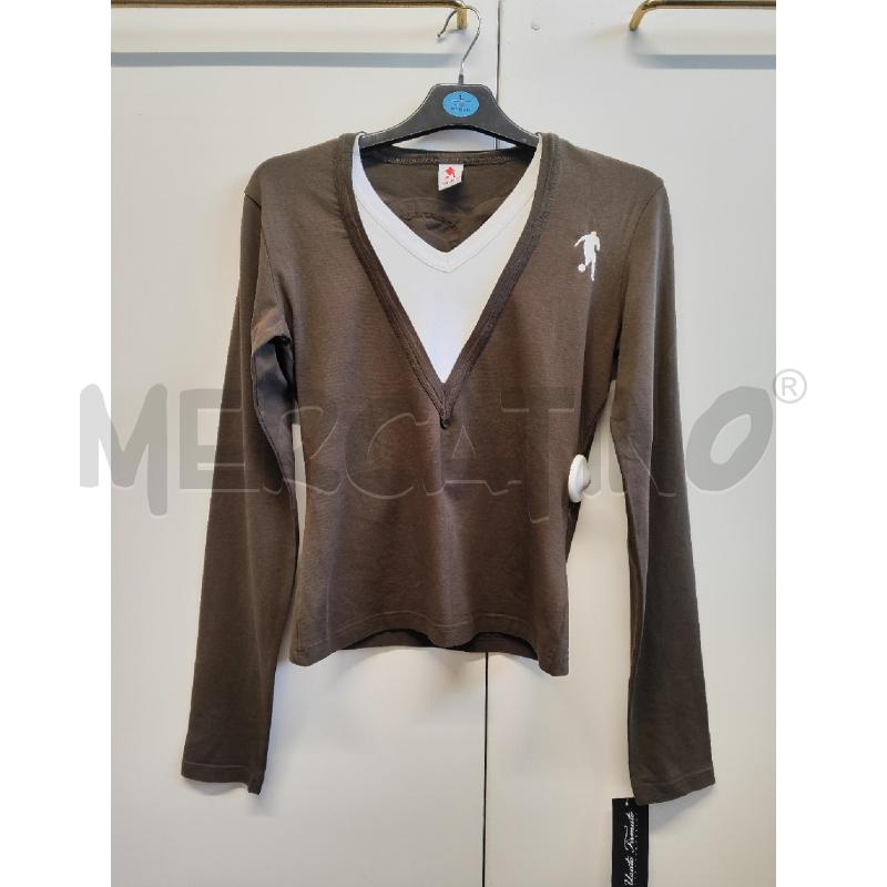 MAGLIA DONNA BIKKEMBERGS MARRONE TG.M  | Mercatino dell'Usato Vinci - fraz. sovigliana 1
