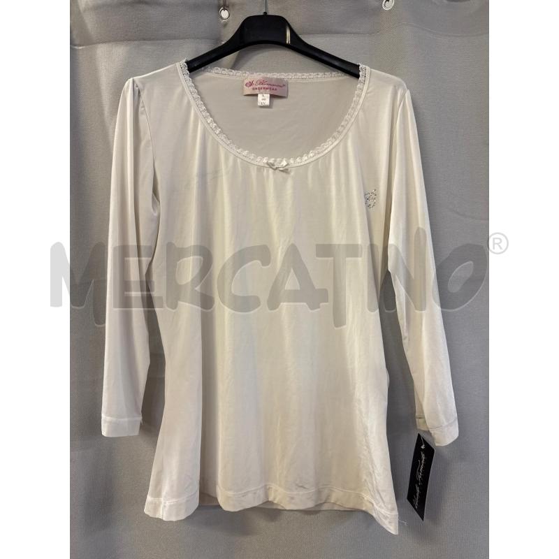 MAGLIA DONNA BLUMARINE UNDERWARE BIANCA TG.L | Mercatino dell'Usato Vinci - fraz. sovigliana 1