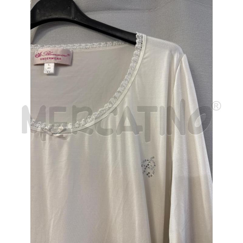 MAGLIA DONNA BLUMARINE UNDERWARE BIANCA TG.L | Mercatino dell'Usato Vinci - fraz. sovigliana 2