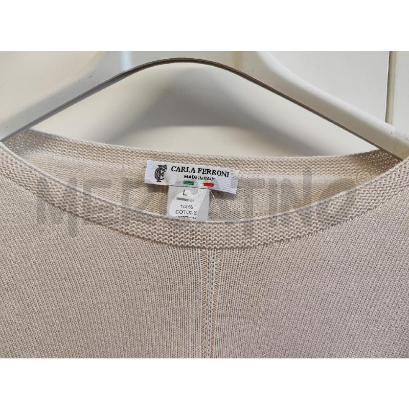 MAGLIA DONNA CARLA FERRONI GHIACCIO TG.L | Mercatino dell'Usato Vinci - fraz. sovigliana 2