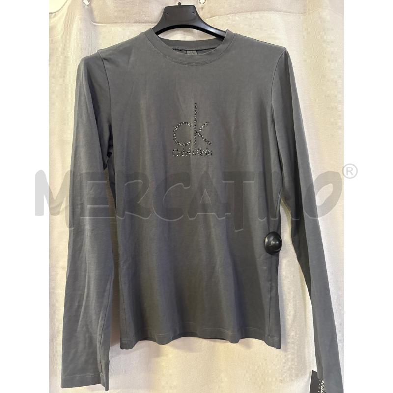 MAGLIA DONNA CK GRIGIA STRASS TG.44 | Mercatino dell'Usato Vinci - fraz. sovigliana 1