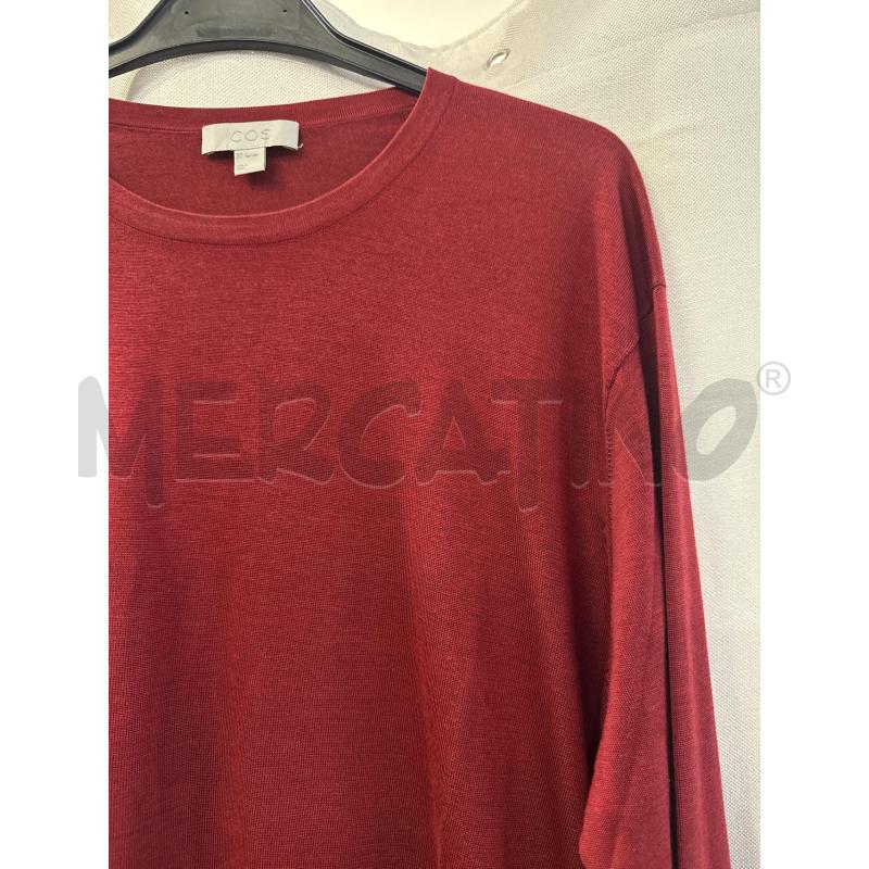 MAGLIA DONNA COS BORDEAUX PARICOLLO TG.L | Mercatino dell'Usato Vinci - fraz. sovigliana 2